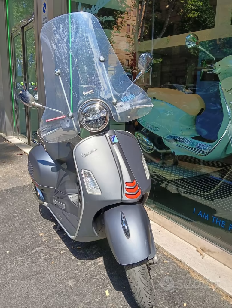 Concessionario Ufficiale Gruppo PIAGGIO Vespa in eccellenti condizioni generali, Settembre 2019, Grigio Titanio Matt, Km 25.286, appena tagliandata. Parabrezza e tappetino originale Garanzia Un Anno - Finanziabile Referente ENRICO 335 380990